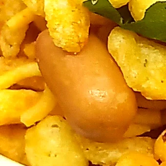 Close-up of a whole groundnut